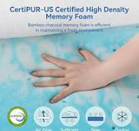 Firm Mattress Topper 4 Inch Queen, Firm to Extra Firm Reversible Mattress  Pad for Back Pain Relief, High-Density Memory Foam Bed Topper with  Removable ...
