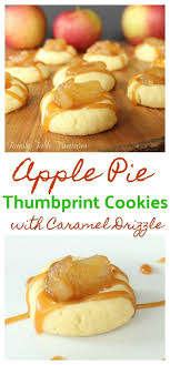 Apple Pie Thumbprint Cookie Recipe Family Table Treasures Recipe Thumbprint Cookies Recipe Dessert Recipes Easy Thumbprint Cookies