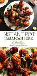 Instant Pot Jamaican Jerk Chicken With Caribbean Flavors Recipe Jerk Chicken Recipe Pot Recipes Chicken Crockpot Recipes