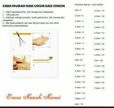 Check spelling or type a new query. Emas Murah Mami Cara Mudah Ukur Saiz Cincin Di Jari Facebook