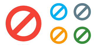 Prohibited icon free vector we have about (29,542 files) free vector in ai, eps, cdr, svg vector illustration graphic art design format. Forbidden Icon 45071 Free Icons Library