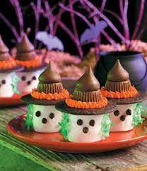 No Bake Marshmallow Witches Are A Quick And Easy Halloween Snack Easy Halloween Snacks Halloween Snacks Halloween Desserts