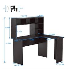 More buying choices $1,538.17 tribesigns l shaped desk with cabinet, large computer office desk table with drawer and storage. Used Mcombo L Shaped Desk Corner Desk Home Office Workstation 6090 719 Mcombo