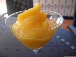 Sorbetes With The Thermomix Sorbete De Naranja Sorbete De Mango Sorbete