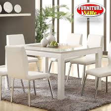 Kilee Dining Set Dining Table And Four Chairs 577 36 Months No Interest 0 Down Payment No Credit Check Fi Dining Table Acme Furniture Dining Table Setting