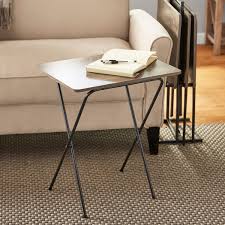 4.3 out of 5 stars. Mainstays 5 Piece Folding Tray Table Set With Stand Snack Table Set Dining Table Marble Folding Snack Table
