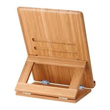 Grimar Bamboo Holder For Tablet Ikea Tablet Halterung Ipad Halterung Rezept Halter