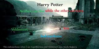 The Awkwardness When I Use Expelliarmus And Voldemort Uses Avada Kedavra Posts Facebook All of this thinking brought us to another revelation: the awkwardness when i use expelliarmus