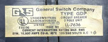 Check spelling or type a new query. General Switch 2 Pole 200 Amp 120 240 Vac Circuit Breaker Y4 Electrical Power And Control Consultants