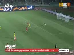 موقعیت برای فجر که توپ وارد دروازه پرسپولیس نشد