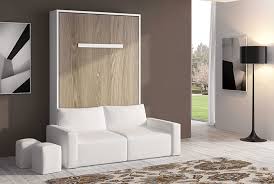 Dormir recevoir, la solution pour petits espaces. Armoire Lit Escamotable Verticale Avec Canape Element