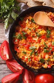 Menemen Ruhreier Turkische Fruhstucksrezepte Rezept Turkisches Essen Rezepte Menemen Rezept Turkische Gerichte