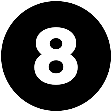 Number 8 - Free education icons
