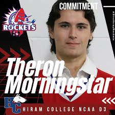 A big congratulations goes out to Strathroy Rockets goaltender, Theron  Morningstar