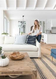 White Sectional Sofa And Navy Accent Chairs White Sofa Living Room White Sectional Sofa White Sectional