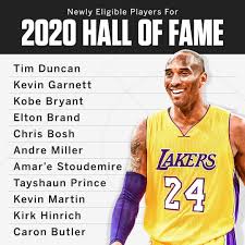 Iniciando uma trilogia sobre os grandes nomes escolhidos para o hall da fama do basquete em 2020, recebemos lucas pastore, jornalista do uol e fundador do spurs brasil para falarmos sobre a lenda. O Xrhsths Nba On Espn Sto Twitter Kobebryant Tim Duncan And Kevingarnett5kg With The 2019 Basketball Hall Of Fame Class In The Books Here Is A List Of The Players That Are