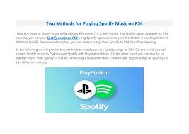 The ps4 got an official spotify app earlier this year, which allows you to sign into spotify on your your ps4 should pop up in the list. How To Listen To Spotify Music On Ps4 By Abigail Temple Issuu