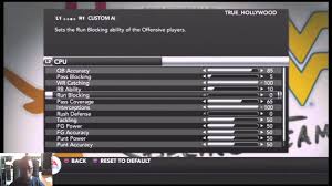 My latest dynasty house rules are: Ncaa Football 14 A Custom Slider Set For Realistic Game Play Face Cam Youtube