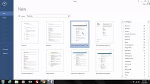 Free resume templates that download in word. How To Set Up A Resume Template In Word 2013 Youtube