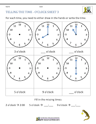 ★ give your preschooler a way to tell time that he/she understands ★. Telling Time Worksheets O Clock And Half Past