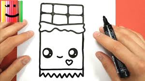 Comment Dessiner Une Tablette De Chocolat Kawaii Tuto Dessin Youtube Dessin Chocolat Dessin Kawaii A Colorier Comment Dessiner