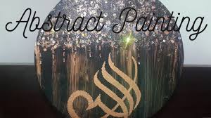 Im thinking about trying the gold powder but id like something easier. Easy Acrylic Painting On Canvas Black And Golden Acrylic Abstract Painting Technique Diy Project Youtube