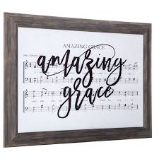 Amazing Grace Framed Wall Decor Hobby Lobby Frame Wall Decor Frames On Wall Music Wall Decor