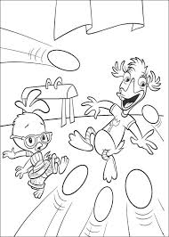 Chicken little coloring pages runt and fish out water. Chicken Little 72921 Animation Movies Printable Coloring Pages