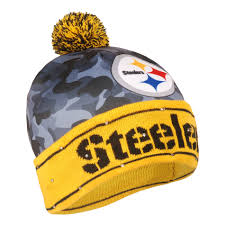 Black Beanie With Pom Pom Kmart Nfl Pittsburgh Steelers Camouflage Light Up Knit Beanie Pittsburgh Steelers Knit Beanie Hat Beanie Hats