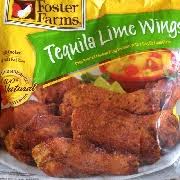 My local costco brand (gold kiss) show 24g protein, 1g fat, and 100 calories which must be rounded because that's 105 calories in macros. User Added Foster Farms Tequila Lime Wings Calories Nutrition Analysis More Fooducate