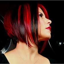 my red black combo rurus frisuren kurze rote haare haarfarben