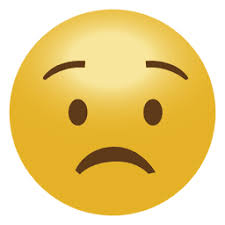 3d emoji social media icons are thinking really hard on transparent backgrounds. Worried Face Emoji Transparent Png Svg Vector File