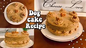 Peanut butter yogurt frosting for dogs. Easy Dog Cake Recipe 6 Ingredients How To Make Cake For Dogs Paola Espinoza Youtube