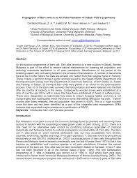 Dan inbiosis ukm di sini, ketua kluster fgv r&d Pdf Propagation Of Barn Owls In An Oil Palm Plantation Of Sabah Fgv S Experience