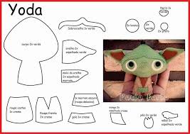 Felt Yoda Star Wars Sewing Felt Animal Patterns Felt Doll Pattern