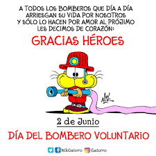 De bomberos y a la vez voluntarios que están dispuestos a tomar iniciativas de rescate en momentos de desastres, hoy en día el. Gaturro 2 De Junio Dia Del Bombero Voluntario Facebook