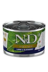 The following morning my mother and i began to transition (according to chart) both of the dogs from nulo freestyle limited+ puppy food to farmina n&d puppy. Farmina Pet Foods Dog Food N D Prime Canine Lamb Blueberry Adult Mini Wet Food