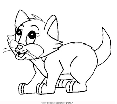 Disegno Gatto034 Animali Da Colorare