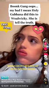 Woah Vicky Breaks 💔 Up With Boonk Gang #foryoupage #woahvicky #boonkgang  #tiktokers
