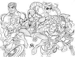 Working with colored pencils is a lot of fun and you can create amazing drawings with this medium. Drawing Avengers 74029 Superheroes Printable Coloring Pages
