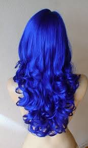 Blue hair is becoming more and more popular as people become more adventurous with their hair. Electric Blue Diamond Front Lace Wig Etbg Hair Styles Hair Color Blue Royal Blue Hair