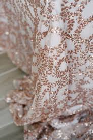 Rose Gold Vine Sequin Tablecloth Etsy Rose Gold Sequin Tablecloth Rose Gold Theme Rose Gold Table