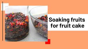 My house was filled with the aroma of plum cake and hubby dear liked it very much as its taste was equivalent. Soaking Fruits For Fruit Cake Youtube