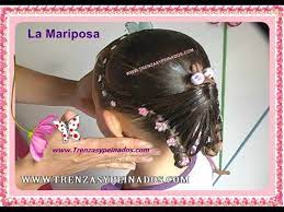 Peinado Para Ninas Curso 6 La Mariposa Youtube