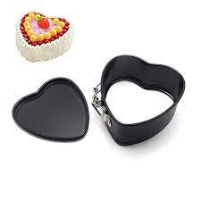 Fill cake pans with batter to about the same height (you'll end up putting a little more batter in the square pan now that you know how to make a heart shaped cake from regular cake pans, do you think you'll make your family one for valentines day? Non Stick Love Heart Shape Cake Pan Tin Diy Cake Mold Baking Cheese Bread Tray Stainless Steel Modelling Cake Decorating Tools Cake Molds Aliexpress