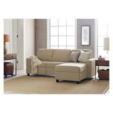 Palisades Reclining Sectional With Right Storage Chaise Beige Serta Sectional Sofa With Recliner Small Sectional Sofa Sofas For Small Spaces