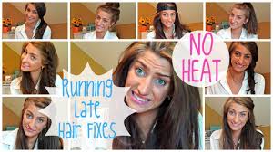 Running Late Hairstyles So Quick Easy No Heat Running Late Hairstyles Latest Hairstyles Easy Hairstyles For School