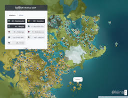 Geshin Impact Interactive World Map Online Tool Genshin Impact Official Community