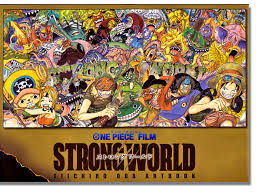 Luffy and the gang end up on a strange land populated with monstrous beasts as they desperately search for shiki and nami. One Piece Film Strong World Eiichiro Oda Artbook