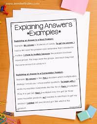 Explaining Math Answers Can Be Tricky For Students Read This Post For Practical Tips Ideas And Strategi Math Answers Math Writing Math Word Problem Strategy